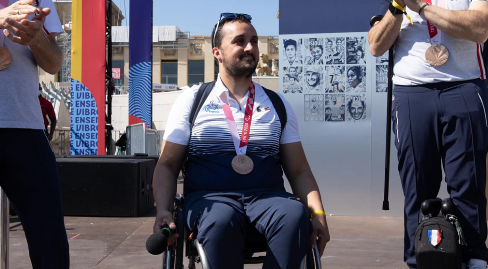 Maxime Valet M Daill De Bronze Aux Jeux Paralympiques De Tokyo En